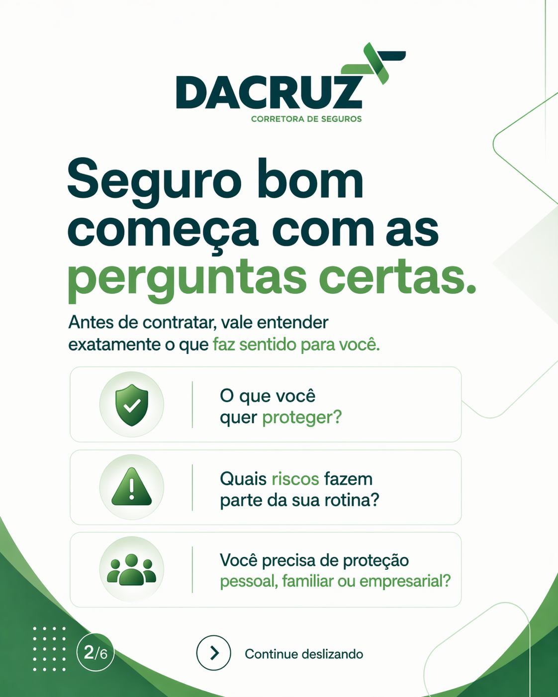 Carrossel estruturado exemplo 1