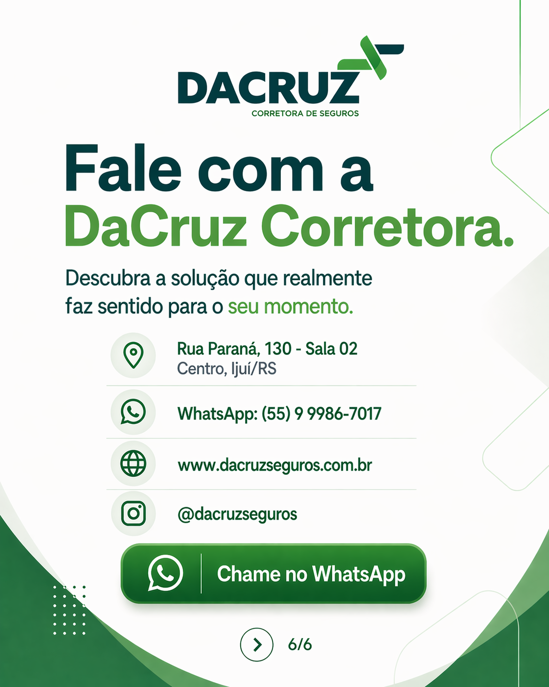 Carrossel estruturado exemplo 5